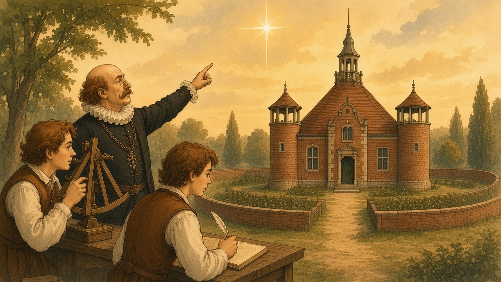 Tycho Brahe and the Observatory at Uraniborg
