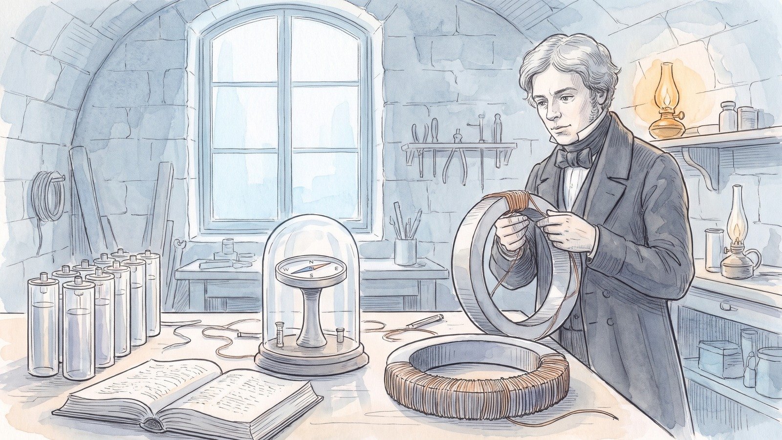 Faraday and Electromagnetic Induction